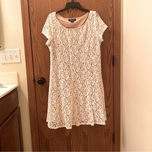 Womens white dress XL